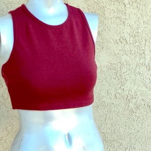 🐝‼️ 3/$10 CLEAR OUT SALE ‼️🐝 Maroon Crop Top